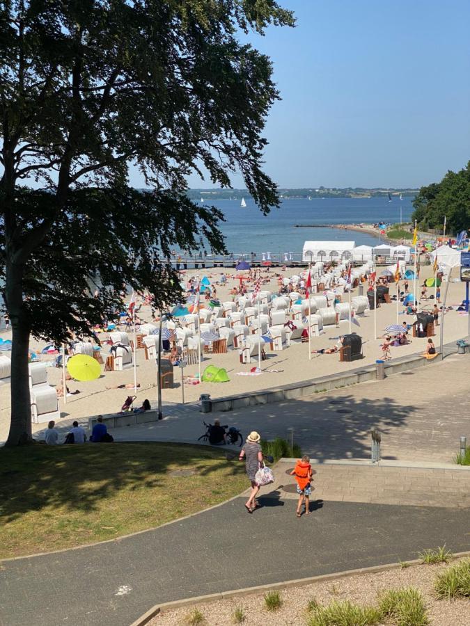 Weitblick - Mit Strandkorb, Mehr Meer Geht Nicht Glücksburg Kültér fotó