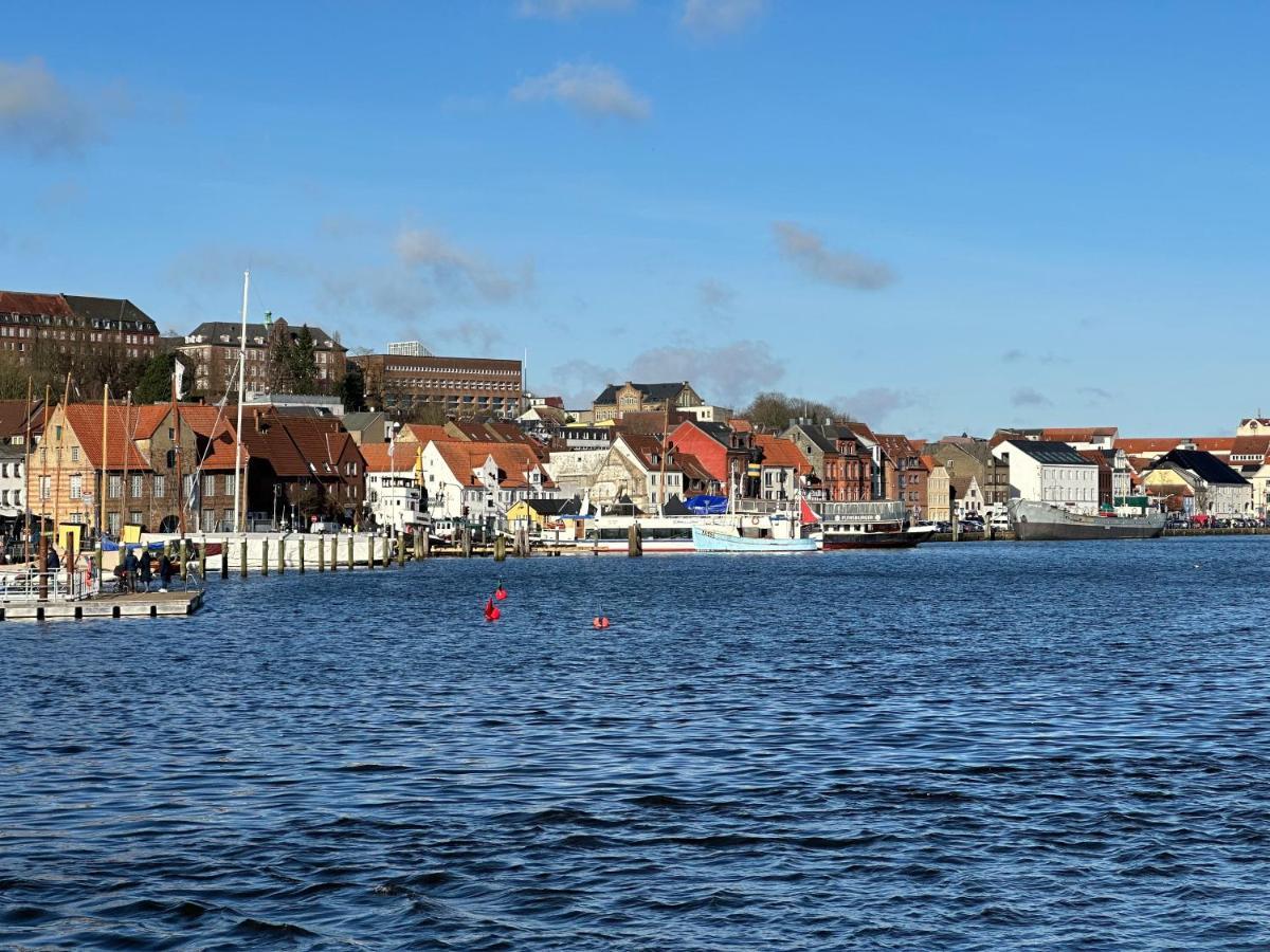 Weitblick - Mit Strandkorb, Mehr Meer Geht Nicht Glücksburg Kültér fotó