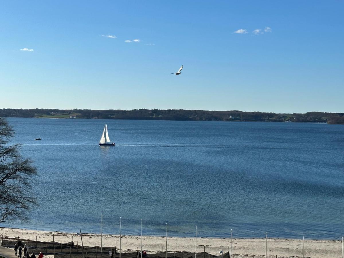Weitblick - Mit Strandkorb, Mehr Meer Geht Nicht Glücksburg Kültér fotó